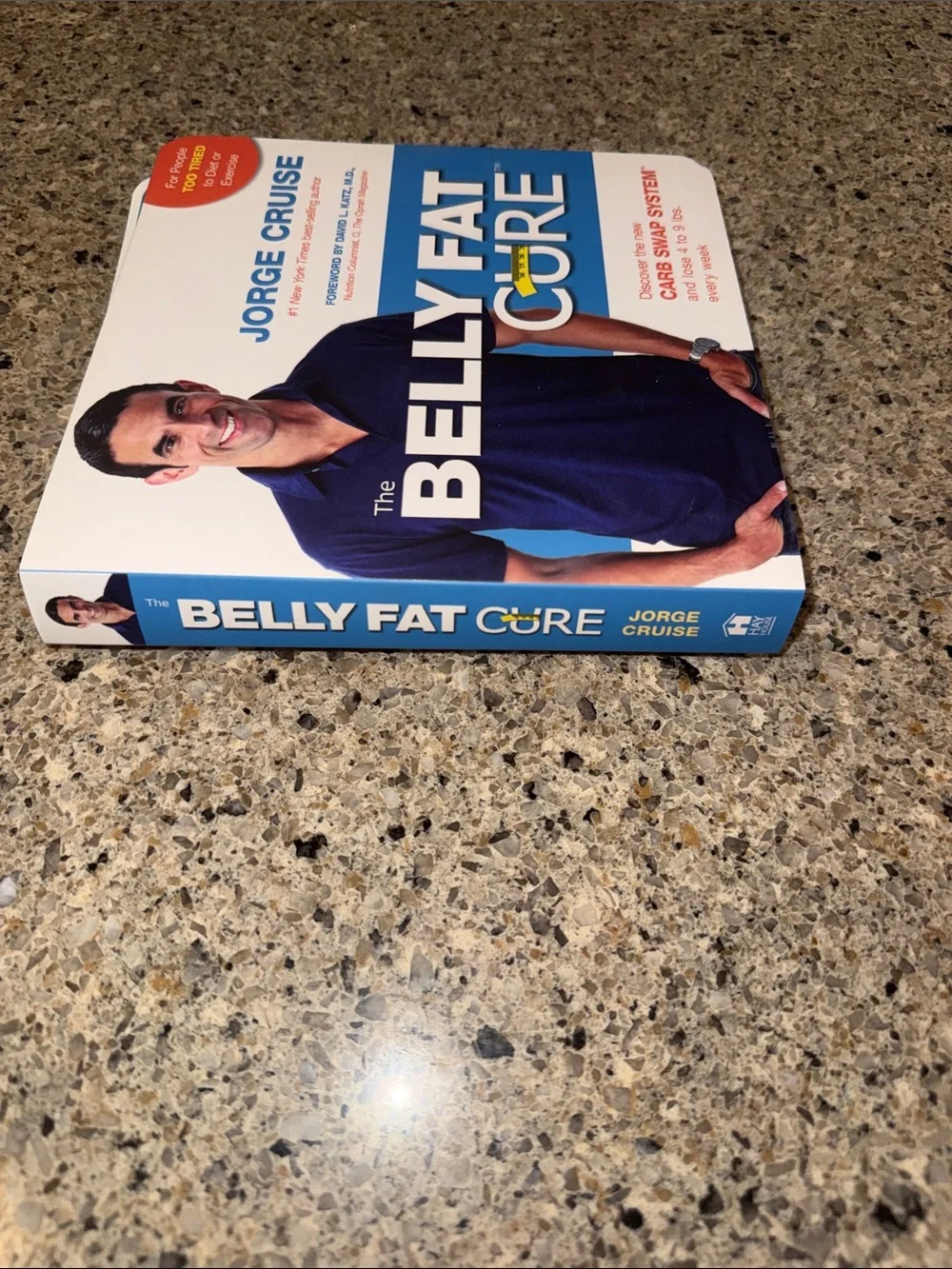 The Belly Fat Cure by Jorge Cruise - Blue & White Cover